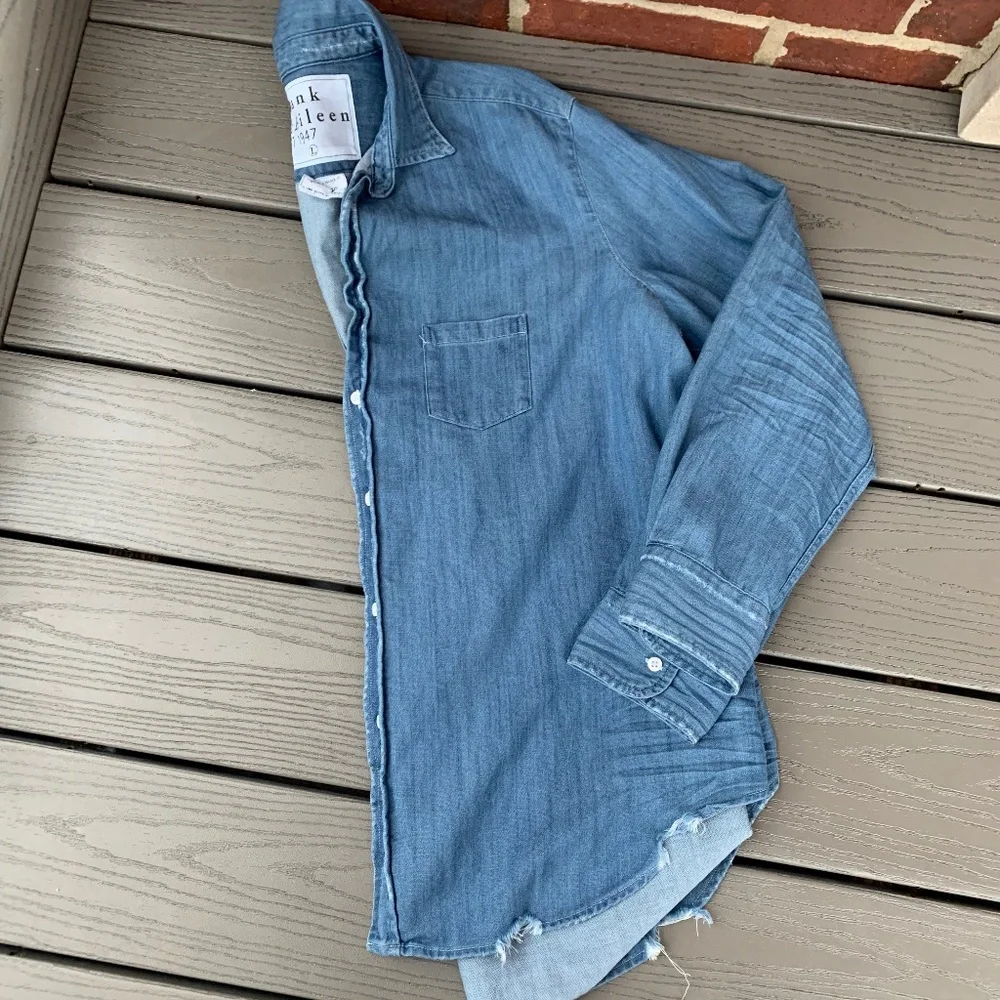 Frank & Eileen Eileen Relaxed Denim Button-Up Shirt - Picture 6 of 12